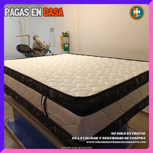 Colchón 140x190  Pillow Top Básico 30–35 cm – Confort y soporte duradero