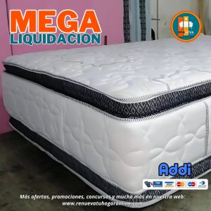 Colchón 140x190  Pillow Top Básico 30–35 cm – Confort y soporte duradero