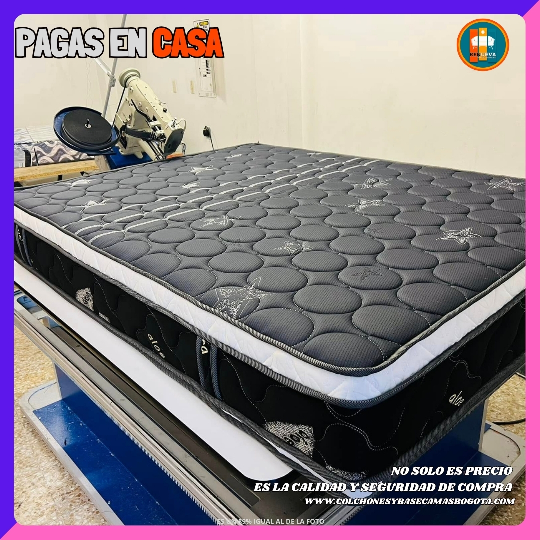 Colchón 140 x 190 Pillow Top 3D Alta Gama – 40 a 45 cm