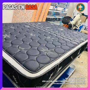 Colchón 140 x 190 Pillow Top 3D Alta Gama – 40 a 45 cm