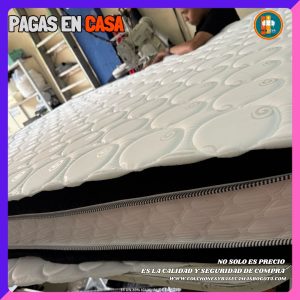 Colchón 140x190  Pillow Top Básico 30–35 cm – Confort y soporte duradero