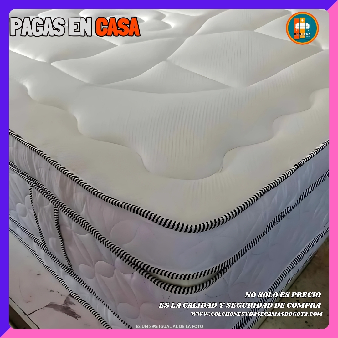 Colchón 140 x 190 Pillow Top 3D Alta Gama – 40 a 45 cm