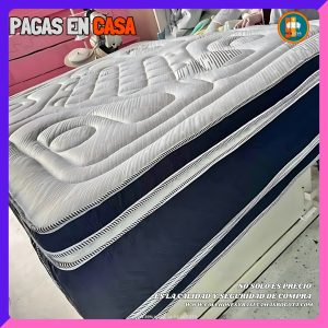 Colchón 140 x 190 Pillow Top 3D Alta Gama – 40 a 45 cm