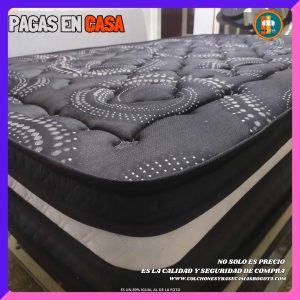 Colchón 140 x 190 Pillow Top 3D Alta Gama – 40 a 45 cm