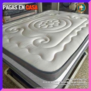 Colchón 140 x 190 Pillow Top 3D Alta Gama – 40 a 45 cm