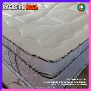 Colchón 140 x 190 Pillow Top 3D Alta Gama – 40 a 45 cm