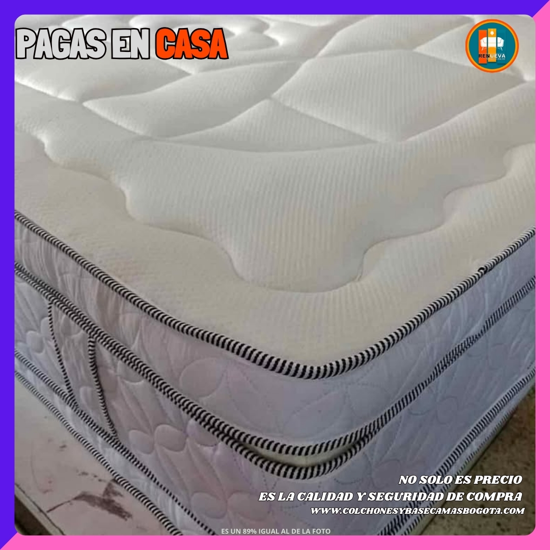 Colchón 140 x 190 Pillow Top 3D Alta Gama – 40 a 45 cm