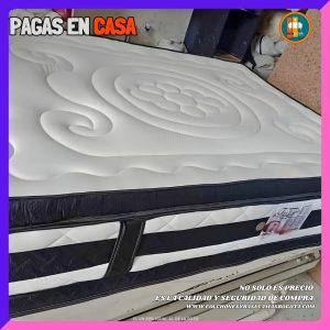 Colchón 140 x 190 Pillow Top 3D Alta Gama – 40 a 45 cm