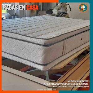 Colchón 140x190 Pillow Top Premium 35–38 cm – Confort y soporte duradero