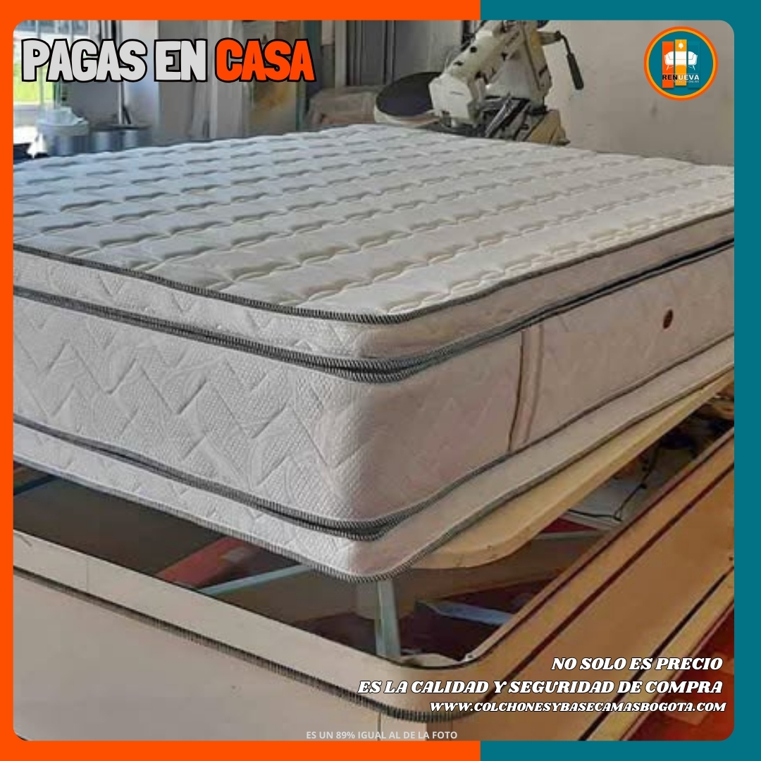 Colchón 140x190 Pillow Top Premium 35–38 cm – Confort y soporte duradero