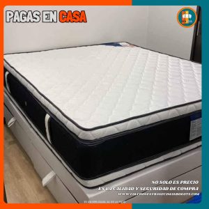 Colchón 140x190 Pillow Top Premium 35–38 cm – Confort y soporte duradero
