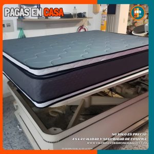 Colchón 140x190 Pillow Top Premium 35–38 cm – Confort y soporte duradero