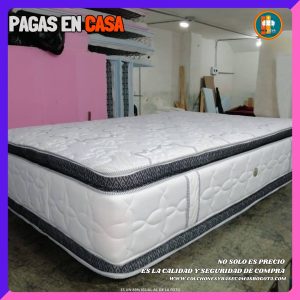 Colchón 140x190  Pillow Top Básico 30–35 cm – Confort y soporte duradero