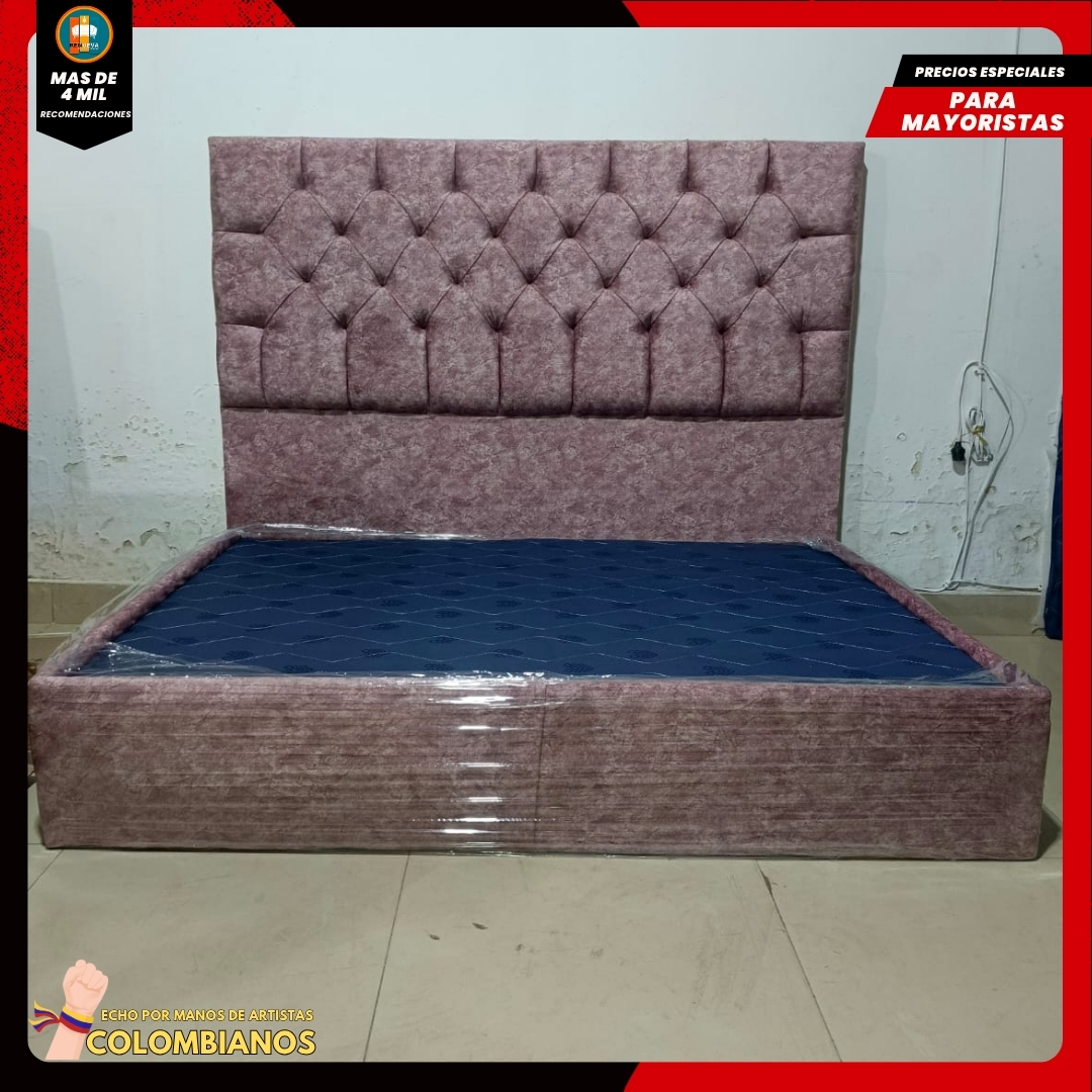 Base + Espaldar Liquidacion - Remate 140*190