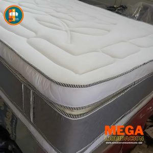 Colchón 140 x 190 Pillow Top 3D Alta Gama – 40 a 45 cm