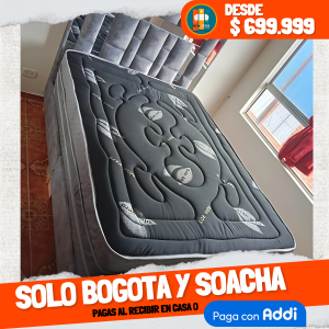 Colchón 140 x 190 Pillow Top 3D Alta Gama – 40 a 45 cm
