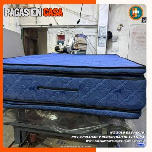 Colchón 140x190 Pillow Top Premium 35–38 cm – Confort y soporte duradero