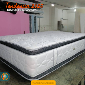Colchón 140x190 Pillow Top Básico 30–35 cm – Confort y soporte duradero