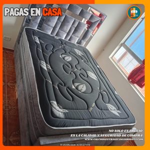 Colchón 140 x 190 Pillow Top 3D Alta Gama – 40 a 45 cm