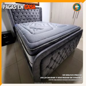 Colchón 140 x 190 Pillow Top 3D Alta Gama – 40 a 45 cm