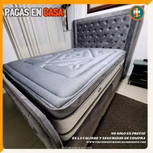 Colchón 140 x 190 Pillow Top 3D Alta Gama – 40 a 45 cm