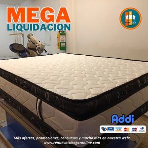 Colchón 140x190  Pillow Top Básico 30–35 cm – Confort y soporte duradero