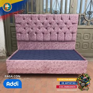 Base + Espaldar Con Espejo/vidrio Liquidacion - Remate 140*190